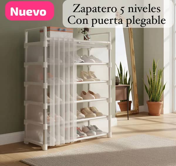Zapatero con puerta Plegable